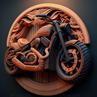 3D model Harley Davidson FXDR (STL)